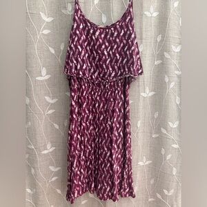 Elegant Purple Midi Dress